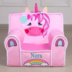 DIBSIES Personalized Creative Wonders Toddler Chair - Ages 1.5 to 4 Years Old (Unicorn)