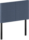 Furinno Roanne Upholstered Headboard, Twin, Denim