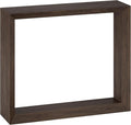 Henn&Hart 36'' Wooden Rectangular Console Table Entryway Table, Sofa Table for Entryway, Living Room, Couch, Hallway, or Office, Alder Brown