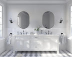 Andy Star Bronze Bathroom Mirror, 24x36 Brushed Bronze Oval Mirror, Oval Wall Mirror, Oval Vanity Mirror Metal Frame Deep 1’’ Hang Vertical or Horizontal