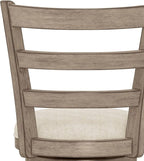 Hillsdale Laymon Modern Wood Bar Height Swivel Stool, Gray Brown