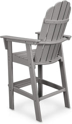 POLYWOOD® Vineyard Bar Chair, Mahogany