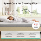 Novilla Twin XL Mattress, 6-Inch Gel Memory Foam Mattress for Cool Night Sleep & Pressure Relief，Medium Firm XL Twin Size in a Box, Bliss