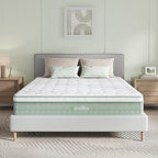 Novilla Full Mattress, 12 Inch Hybrid Mattress in a Box, Gel Inflation Memory Foam with Pocket Coils for a Cozy Night, Durable Support, Full Size Pillow Top Mattresses