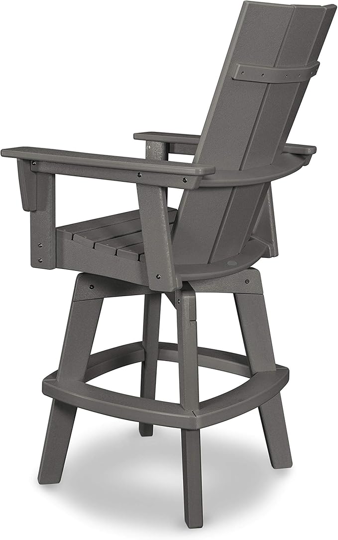 POLYWOOD® Modern Adirondack Bar Chair, Sand