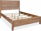 Grain Wood Furniture Montauk Solid Wood Bed, Full Size, Driftwood