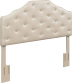 Dawson Queen Headboard Silver PU