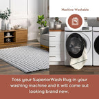 nuLOOM 2' x 8' Cozy Plush Area Rug, Machine Washable, Non-Slip, Soft Fluffy Shag Carpet for Living Room Bedroom Kids Room Nursery Home Decor, Jeni Silver