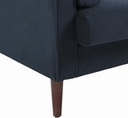 Oversized Accent Chair Set of 2, Corduroy Fabric Mid Century Modern Armchair with Large Seat for Living Room Bedroom Reading