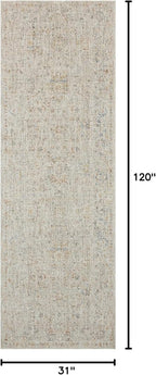 Loloi Amber Lewis Honora Collection HON-05 Bone/Multi 2'-7" x 10'-0" Runner Rug