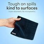 Vove Swedish Dishcloths 5-Pack, Coastal Calm - FSC Certified Cellulose & Cotton, Oeko-TEX Standard 100, Reusable Washable Kitchen Cleaning Cloths, Eco Friendly