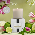 LAFCO New York Classic Candle, Star Magnolia - 6.5 oz - 50-Hour Burn Time - Reusable, Hand Blown Glass Vessel - Made in The USA