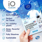 Eco-Friendly Laundry Detergent Sheets – 30 Pack | Ultra-Concentrated & Hypoallergenic | Biodegradable & Travel-Friendly | Zero-Waste Laundry Strips for Fresh, Powerful Cleaning