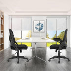 Office Chair Ergonomic, Comfy Desk Chair with Flip up Arms, Mesh Computer Chair with Adjustable Lumbar Support, Home Office Chairs 300 Lbs Capacity