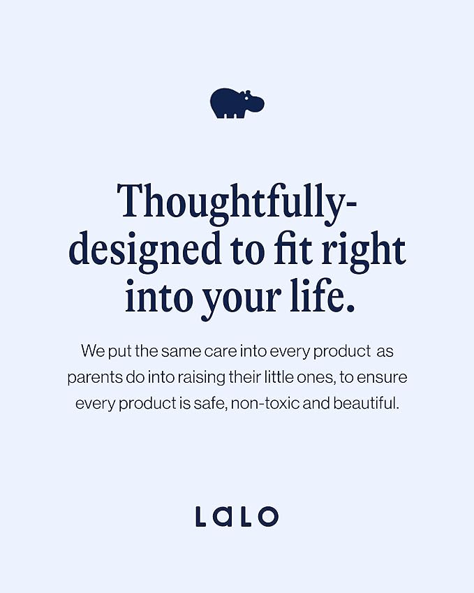 Lalo The Play Chair - Wooden & Non-Toxic Plastic Kids & Toddler Chair - Sturdy Bucket Seat, Easy to Clean, Up to 200 lb. Weight Capacity, Set of 2 - Grapefruit