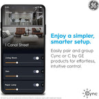 Cync GE Reveal Smart LED Recessed Downlight, Color Changing WiFi Light, Matter Compatible, Compatible with Alexa and Google Home, 6in, 2-Pack