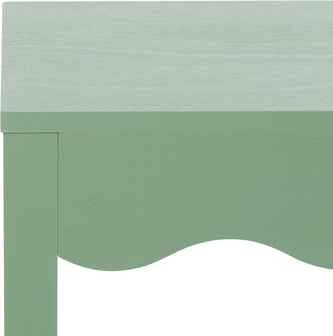 SAFAVIEH Home Collection Litith Sage Square Wave Accent Table