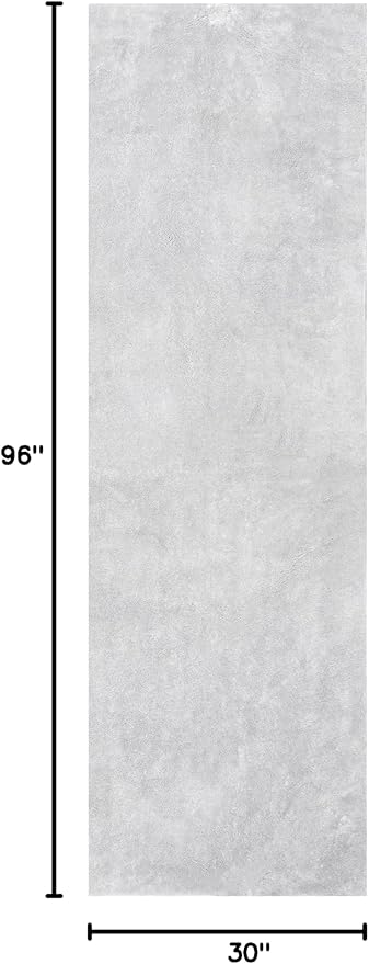 nuLOOM 2' x 8' Cozy Plush Area Rug, Machine Washable, Non-Slip, Soft Fluffy Shag Carpet for Living Room Bedroom Kids Room Nursery Home Decor, Loni Light Grey