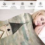Christian Church Blanket Religious Gifts for Women Men Christian Throw Blanket for Kids Adults Soft Warm Cozy Fleece Blanket for Couch Sofa Bed 50"x60"