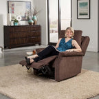 Pride Mobility VivaLift Metro PLR925M Electric Power Lift Recliner Chair | Saville Fabric Power Lift Assist Sofa for Elderly, 4-Position, USB Remote, Medium