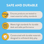 Kids Wood Table, Rectangle, 24in x 36in, Kids Furniture, Natural