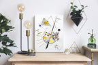 Wieco Art Canvas Prints Delicate Tension #85, 1923 by Wassily Kandinsky Classic Art Reproductions Canvas Wall Art for Home Decoration