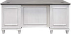 Martin Furniture Double Pedestal Desk, White