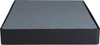 Signature Design by Ashley 10" Mattress Box Spring with Metal Foundation, Sturdy and Durable, Ready to Assemble, Parts and Tools Included, Queen, Removable Black Fabric Cover