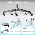Ergonomic Office Chair, Mesh Desk Chair with Adjustable Headrest and 2D Armrest，Computer Chairs with Lumbar Support, Big and Tall Office Chair 400lbs, Large (01khaki)