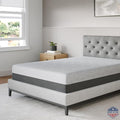 Celestial Sleep Gel Memory Foam Mattress in a Box, Made in The USA, CertiPUR-US® Certified Foam, Oeko-Tex, and Fiberglass-Free Certified Bed, 8 inch Firm - Queen
