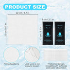 Moist Cotton Towel Bulk Moist Towelettes Individually Wrapped 8.7" x 8.7",White Towel Services,Refreshment Pre Moistened Towels for Travel Sport Party Spa Dentist (1 Count (Pack of 200), Unscented)