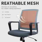 CLATINA Ergonomic Office Chair - Mesh Desk Chair with Lumbar Support, Rolling Comfortable Computer Chairs with Arms for Home Conference, Gray 8 Pack