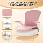 Synorla Office Chair, Ergonomic Desk Chairs 330LBS Capacity High Back Mesh Computer Chair with Flip-up Armrests, Comfy Work Chair with Adjustable Lumbar Support