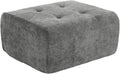 Cloud Ottoman, Modern Boneless Modular Footstool for Modular Sectional Couch for Living Room, No Assembly, Grey