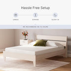 Signature Design by Ashley Queen Size 8 Inch Medium Firm Charcoal Gel & Green Tea Infused Memory Foam Mattress for Pressure Relief, Fiberglass Free, Mattress In A Box