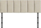 HAOBO Home Upholstered Headboards Foldable Queen/Full Linen Panels with Height Adjustments