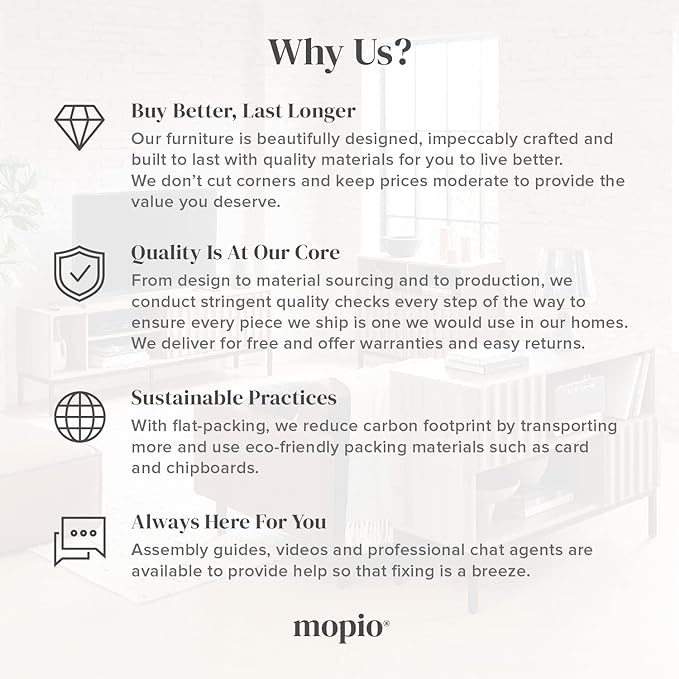 mopio Brooklyn Corner Storage Cabinet, Mid Century Modern Buffet, Entertainment Center, Storage Cabinet with Doors and Shelves, Media Cabinet for 55 inch TV Stand, for Living Room