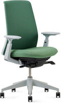 Haworth Soji Office Chair with Ergonomic Adjustments, Flexible Mesh Back (Juniper)
