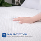 Sealy Heated Mattress Pad Twin, Zone Heating Electric Bed Warmer with Deep Pocket, 10 Heat Setting Controller & 1-12 Hours Auto Shut Off, Knitted Breathable Heated Mattress Cover, White