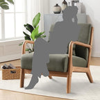 Accent Chair Mid Century Modern Chair Linen Fabric Living Room Chairs with Solid Wood Frame Comfy Upholstered and Lumbar Pillow Reading Side Chair Easy Assembly for Bedroom Room (1, Linen Green)