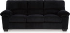 Signature Design by Ashley SimpleJoy Modern Sofa for Living Room, Black