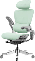HINOMI H2 Pro Premium Ergonomic Office Chair - Comfy Home Office Desk Computer Chair with Adjustable Back Support, Swivel Wheels, Flip-up Arms, Comfortable Mesh Seat for Desk Work (Green)
