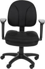 OEF Furnishings Comfort Office Chair, 18"-22", Black