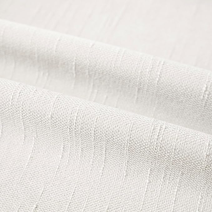 Foindtower Pack of 2 Soft Textured Chenille Throw Decorative Pillow Covers Lumbar Accent Solid Cushion Cover Neutral Farmhouse Pillow Case for Couch Sofa Bedroom Living Room 12x24 Inch, Ivory White