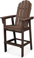 POLYWOOD® Vineyard Bar Chair, Mahogany