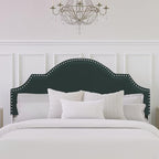 Hillsdale, Cynthia Upholstered Full/Queen Adjustable Headboard, Green