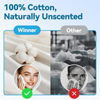 Winner Cotton Face Towels, 100% USDA Biobased Facial Towelettes, Disposable Face Towel XL, Odor-Free, Ultra Soft Makeup Remover Wipes for Sensitive Skin, Biodegradable, 100 Ct, Pack of 1