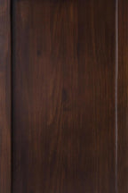 SIMPLIHOME Connaught SOLID WOOD 46 Inch Wide Traditional Tall Storage Cabinet in Dark Chestnut Brown, For the Living Room, Entryway and Family Room