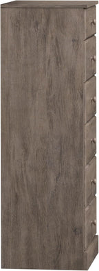 Prepac Astrid Tall Gray Dresser: 16.5"D x 19.75"W x 50"H, 6-Drawer Chest for Bedroom by Prepac - Perfect Chest of Drawers for Ample Storage, Drifted Gray
