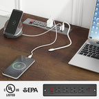 Farmhouse 47" Executive Desk, Computer Desks with Drawers and Cabinet, Workstation Computer Desks for Study and Home Office